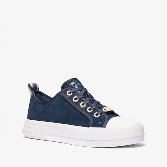 【Michael Kors】Evy Empire Logo Embossed Suede Sneaker MICHAEL Michael Kors | Shoes | Michael Michael Kors Evy